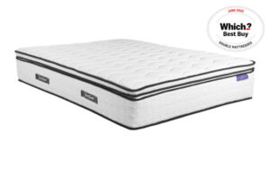 SleepSoul Space 2000 Pocket Memory Pillow Top Mattress, Single