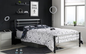 Birlea Faro Metal Bed Frame, Double