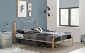 Birlea Tetras Metal Bed Frame, Small Double