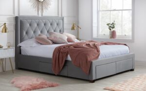 Birlea Woodbury Fabric Bed Frame, Double