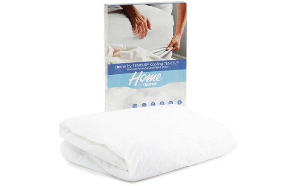 Home by TEMPUR Cooling Tencel Mattress Protector, Double