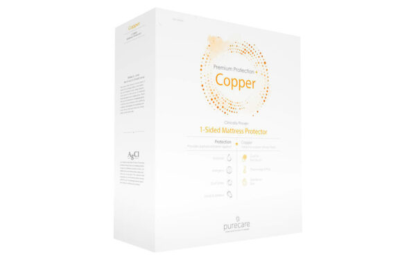 Purecare Copper Mattress Protector, Double