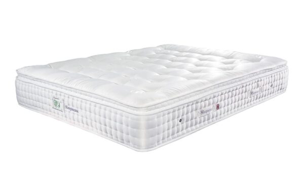 Sleepeezee Wool Luxe 3700 Pocket Pillow Top Mattress, Superking Zip and Link